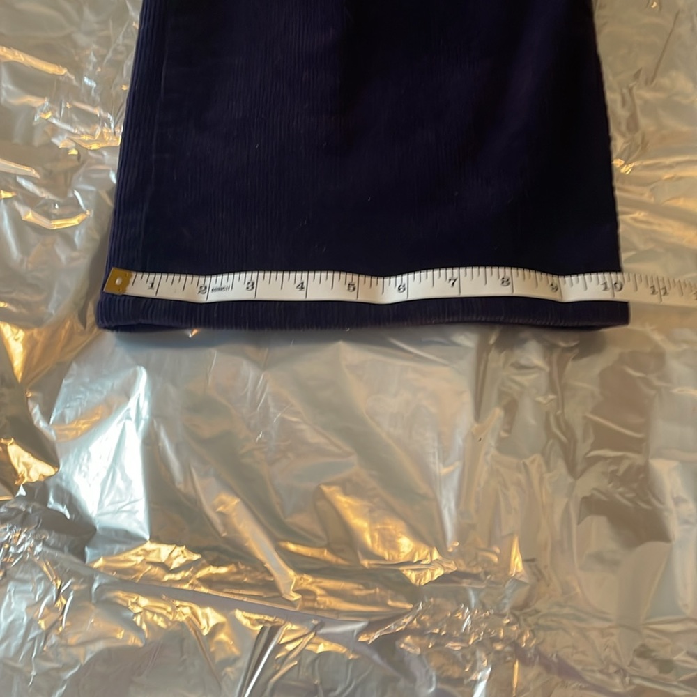 Chaps Size 16 Purple Light weight Corduroy Pants with Flare Leg - Picture 7 of 11